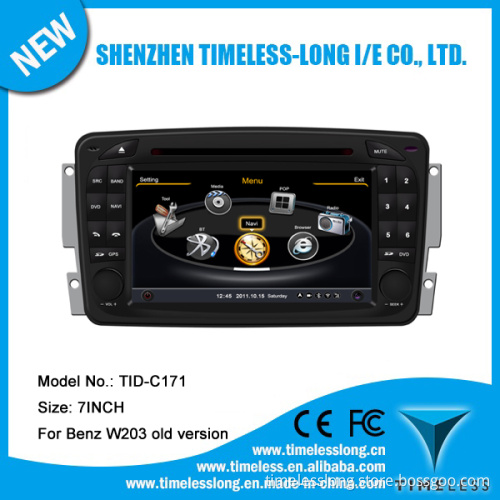 Car DVD for Benz W203 with Built-in GPS A8 Chipset RDS Bt 3G/WiFi DSP Radio 20 Dics Momery (TID-C171)